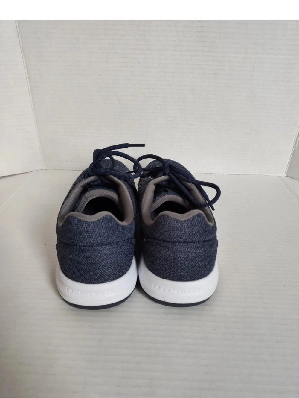 Travis Mathew The Daily II Knit Shoe Mens Size 9.5 Blue #1MAA221 Lace up Sneaker